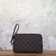 Fake Louis Vuitton  Kasai Clutch Monogram Macassar M42838 Replica