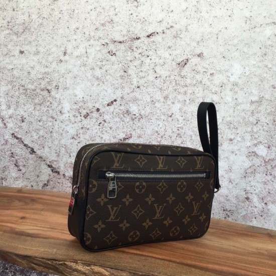 Fake Louis Vuitton  Kasai Clutch Monogram Macassar M42838 Replica