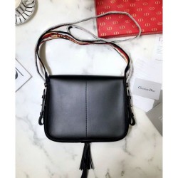 Fake Christian Dior Diorodeo flap bag M8650 Black Replica