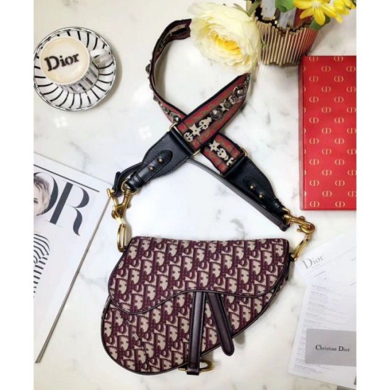 Replica Christian Dior Saddle Bag M0446 Red
