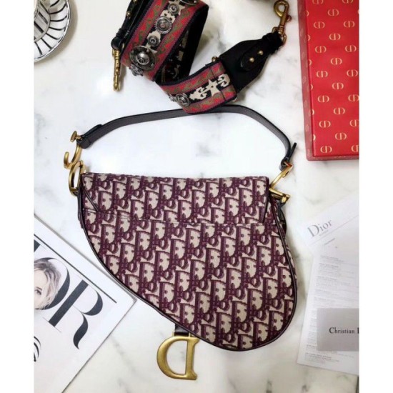 Replica Christian Dior Saddle Bag M0446 Red