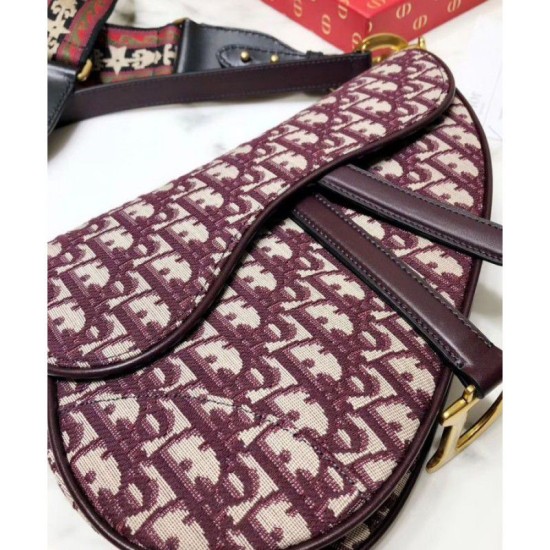 Replica Christian Dior Saddle Bag M0446 Red