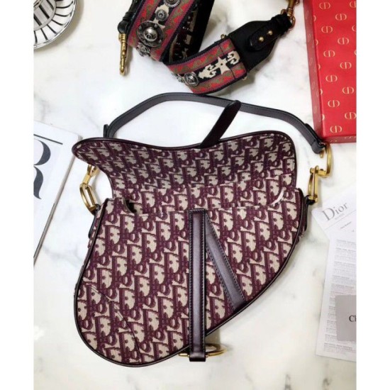 Replica Christian Dior Saddle Bag M0446 Red