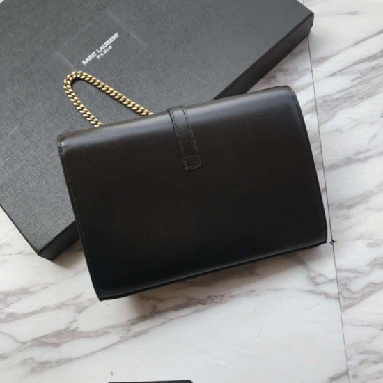 Fake YSL Saint Laurent Cassandra Bag With Monogram Slider Black Replica Fake YSL Saint Laurent Cassandra Bag With Monogram Slider Black Replica