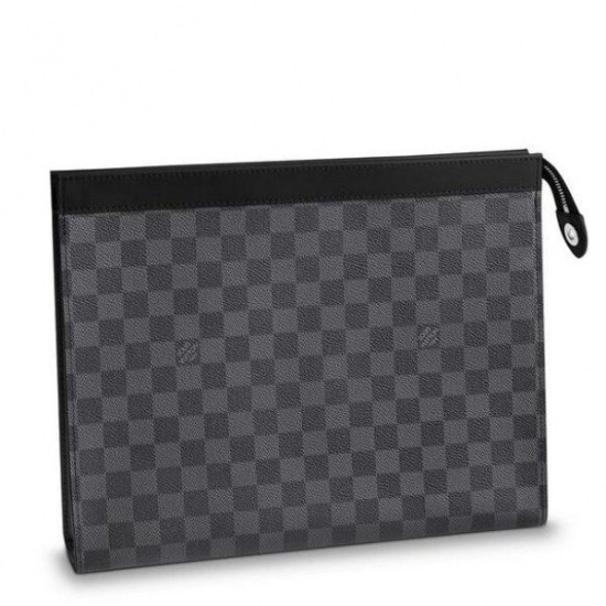Replica Louis Vuitton Pochette Voyage GM Damier Graphite N60054