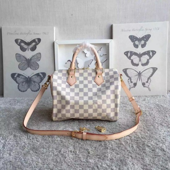 Replica Louis Vuitton Speedy Bandoulière 25 Damier Azur N41374 Replica Louis Vuitton Speedy Bandoulière 25 Damier Azur N41374