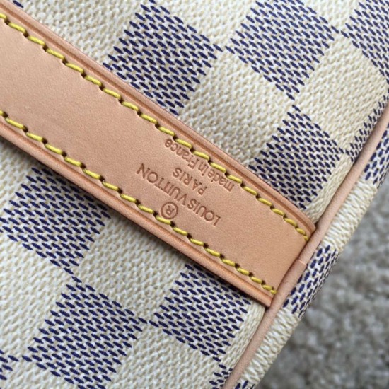 Fake Louis Vuitton Speedy Bandoulière 30 Damier Azur N41373 Replica Replica Louis Vuitton Speedy Bandoulière 30 Damier Azur N41373