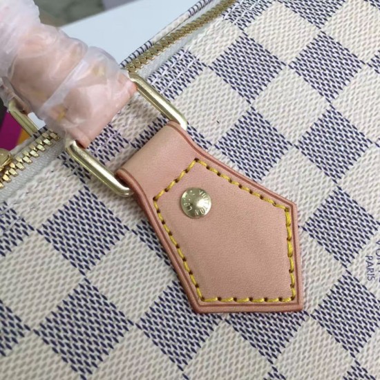 Fake Louis Vuitton Speedy Bandoulière 30 Damier Azur N41373 Replica Replica Louis Vuitton Speedy Bandoulière 30 Damier Azur N41373