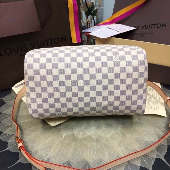 Replica Louis Vuitton  Speedy Bandoulière 35 Damier Azur N41372