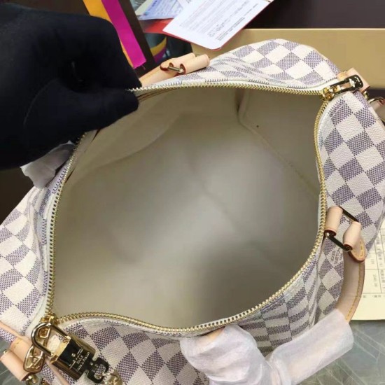 Replica Louis Vuitton  Speedy Bandoulière 35 Damier Azur N41372