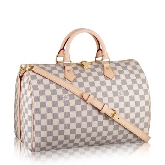 Replica Louis Vuitton  Speedy Bandoulière 35 Damier Azur N41372