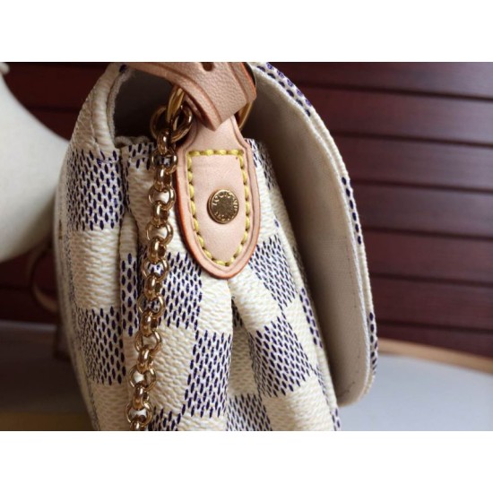 Fake Louis Vuitton Favorite PM Damier Azur N41277 Replica Fake Louis Vuitton Favorite PM Damier Azur N41277 Replica