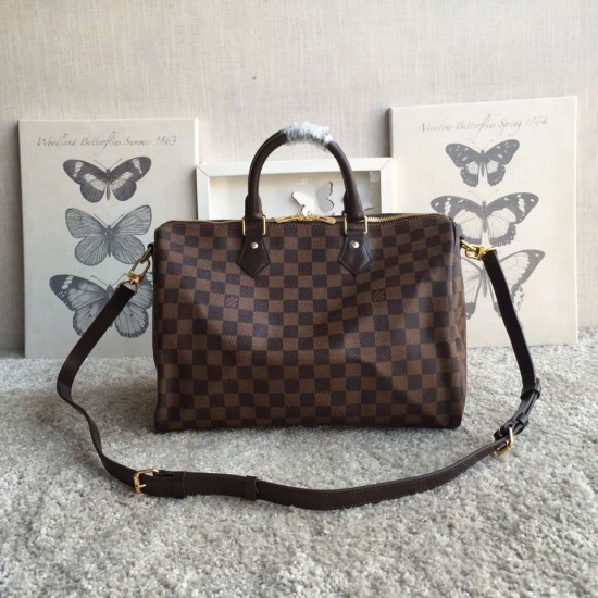 Fake Louis Vuitton  Speedy Bandoulière 35 Damier Ebene N41366 Replica