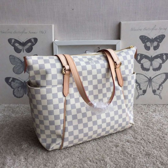 Replica Louis Vuitton Totally MM Damier Azur N41279 Replica Louis Vuitton Totally MM Damier Azur N41279