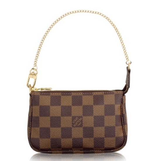 Replica Louis Vuitton Mini Pochette Accessoires Damier Ebene N58009 Fake Louis Vuitton Mini Pochette Accessoires Damier Ebene N58009 Replica