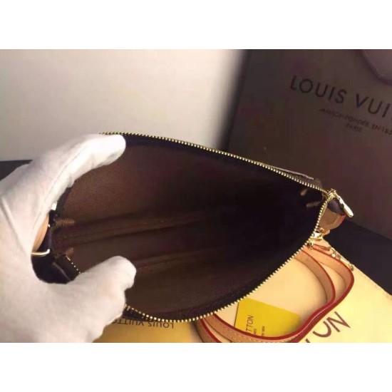 Replica Louis Vuitton Pochette Accessoires Monogram Canvas M40712 Replica Louis Vuitton Pochette Accessoires Monogram Canvas M40712