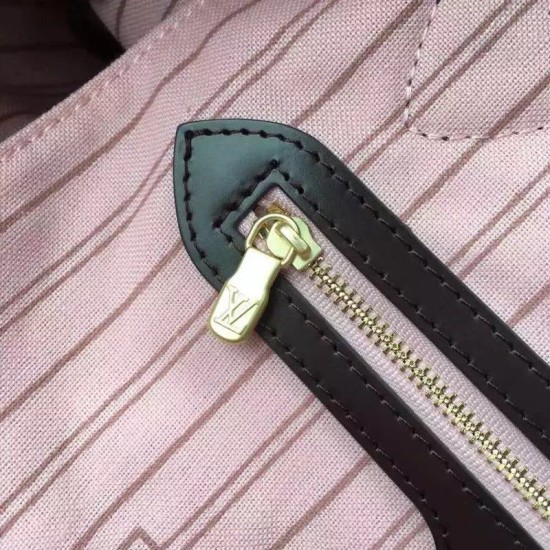 Fake Louis Vuitton Neverfull MM Damier Ebene N41603 Replica Replica Louis Vuitton Neverfull MM Damier Ebene N41603