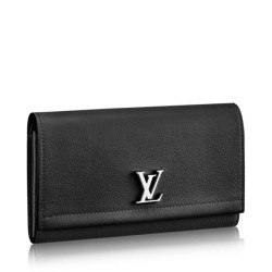 Replica Louis Vuitton  Lockme II Wallet M62329 Black