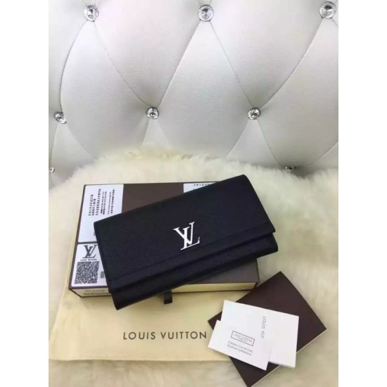 Replica Louis Vuitton Lockme II Wallet M62329 Black Replica Louis Vuitton Lockme II Wallet M62329 Black