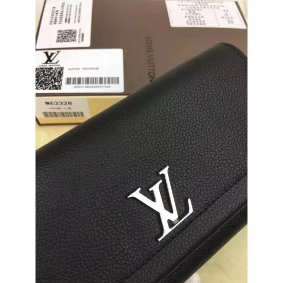 Replica Louis Vuitton Lockme II Wallet M62329 Black Replica Louis Vuitton Lockme II Wallet M62329 Black