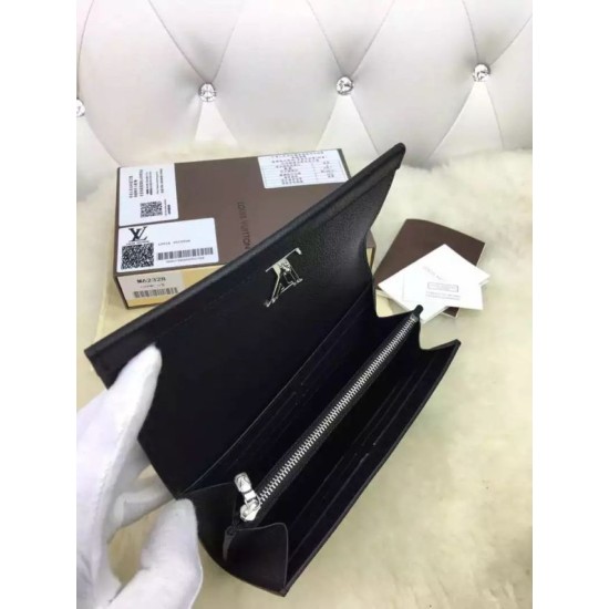 Replica Louis Vuitton Lockme II Wallet M62329 Black Replica Louis Vuitton Lockme II Wallet M62329 Black