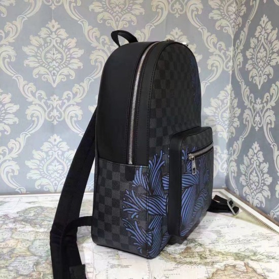 Replica Louis Vuitton Josh Backpack Damier Graphite Rope N41712 Replica Louis Vuitton Josh Backpack Damier Graphite Rope N41712