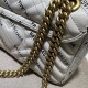 Replica Gucci The Hacker Project small GG Marmont bag 443497 Cream