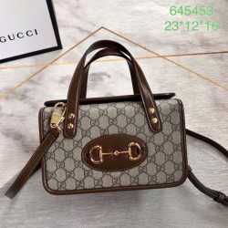 Replica Gucci Horsebit 1955 mini top handle bag 645453