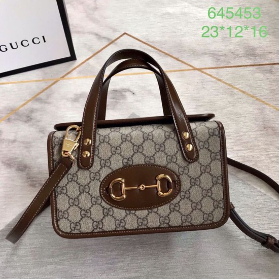 Replica Gucci Horsebit 1955 mini top handle bag 645453