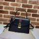 Replica Gucci Ophidia Small top handle bag with Web 651055 Black Replica Gucci Ophidia Small top handle bag with Web 651055 Black