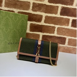 Fake Gucci Jackie 1961 chain wallet 652681 Replica