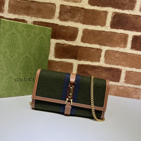 Fake Gucci Jackie 1961 chain wallet 652681 Replica