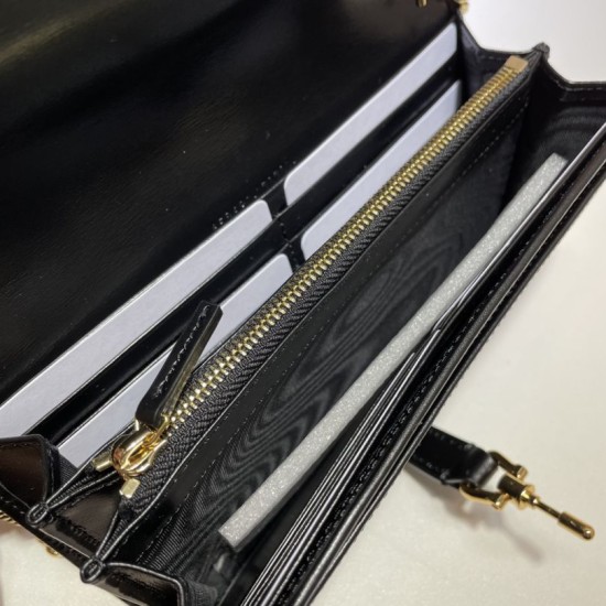 Replica Gucci Jackie 1961 chain wallet 652681 Black Fake Gucci Jackie 1961 chain wallet 652681 Black Replica