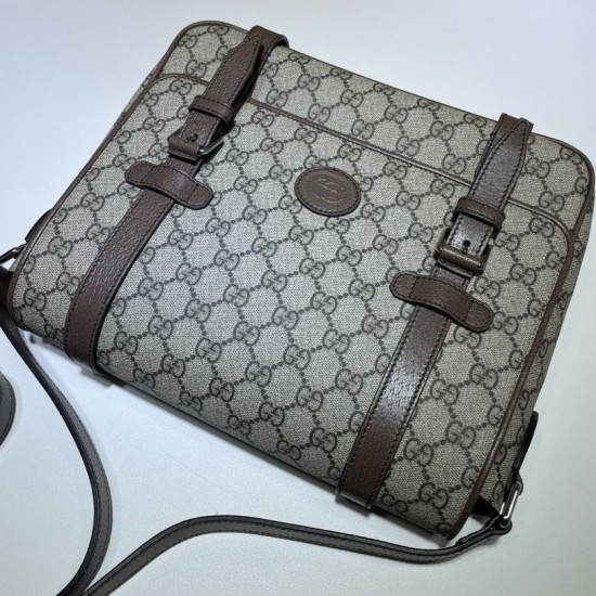 Replica Gucci GG Messenger Bag 658542 Brown Replica Gucci GG Messenger Bag 658542 Brown