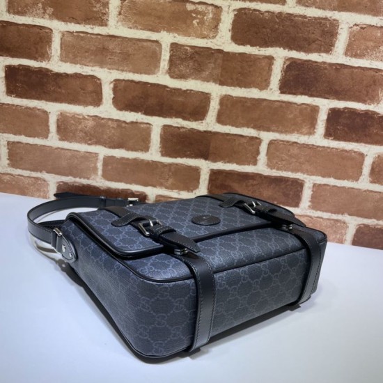 Replica Gucci GG Messenger Bag 658542 Black Fake Gucci GG Messenger Bag 658542 Black Replica