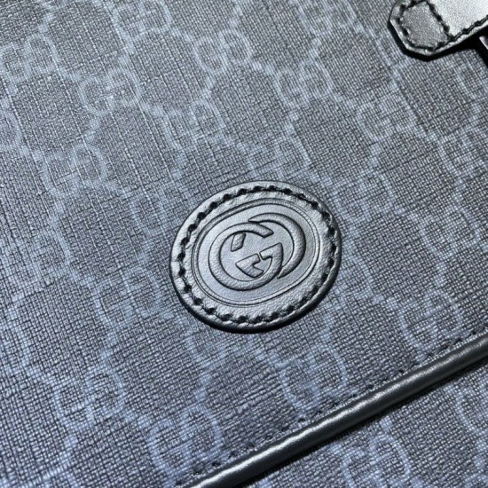 Replica Gucci GG Messenger Bag 658542 Black Fake Gucci GG Messenger Bag 658542 Black Replica