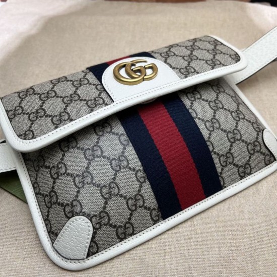 Replica Gucci Ophidia Belt Bag 674081 Brown Fake Gucci Ophidia Belt Bag 674081 Brown Replica