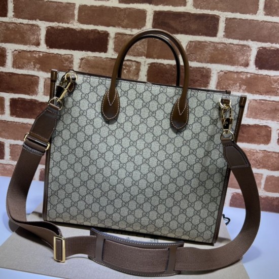 Fake Gucci Medium tote with Interlocking G Bag 674148 Brown Replica Replica Gucci Medium tote with Interlocking G Bag 674148 Brown