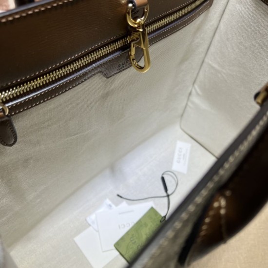 Fake Gucci Medium tote with Interlocking G Bag 674148 Brown Replica Replica Gucci Medium tote with Interlocking G Bag 674148 Brown
