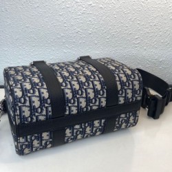Replica Christian Dior Lingot 26 Bag Dark Blue
