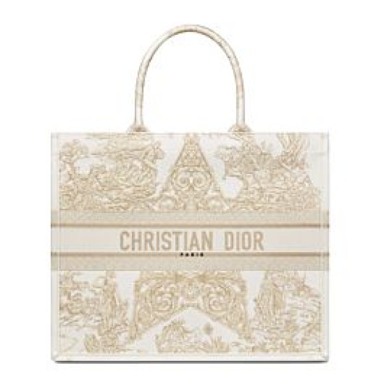 Replica Christian Dior Book Tote Cream Replica Christian Dior Book Tote Cream