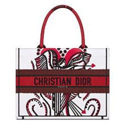 Replica Christian Dior Small Dior Book Tote Red