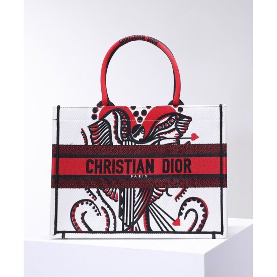 Replica Christian Dior Small Dior Book Tote Red Replica Christian Dior Small Dior Book Tote Red