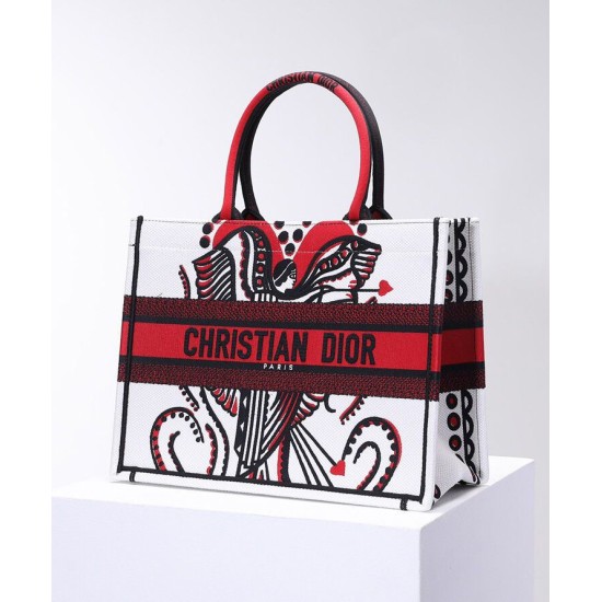 Replica Christian Dior Small Dior Book Tote Red Replica Christian Dior Small Dior Book Tote Red