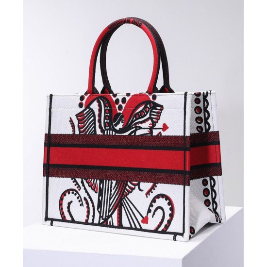 Replica Christian Dior Small Dior Book Tote Red Replica Christian Dior Small Dior Book Tote Red