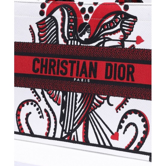 Replica Christian Dior Small Dior Book Tote Red Replica Christian Dior Small Dior Book Tote Red