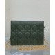 Fake Christian Dior Caro Zipped Pouch Green Replica Replica Christian Dior Caro Zipped Pouch Green