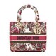 Replica Christian Dior Medium Lady D-Lite Bag Peachblow Replica Christian Dior Medium Lady D-Lite Bag Peachblow
