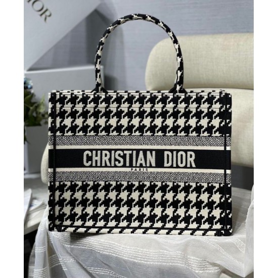 Fake Christian Dior Small Dior Book Tote Black Replica Replica Christian Dior Small Dior Book Tote Black