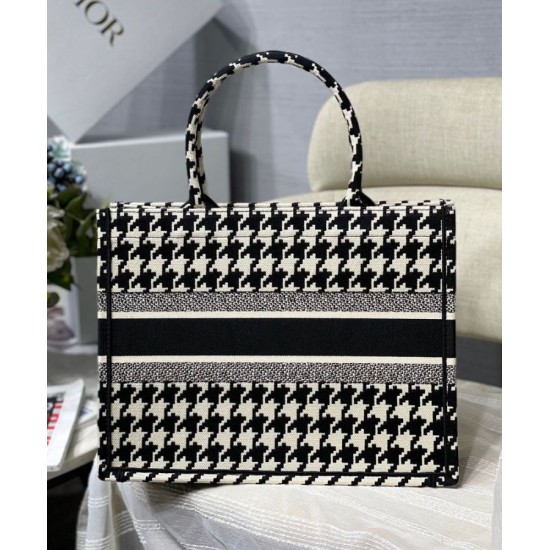 Fake Christian Dior Small Dior Book Tote Black Replica Replica Christian Dior Small Dior Book Tote Black